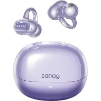Sanag S8S Ultra Oorclip Bluetooth-koptelefoon met botgeleiding, open achterkant, AI sportkoptelefoon