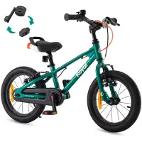 Royalbaby +kinderfiets+ aluminium EZ Freestyle+ 16 inch groen, nettogewicht 7,8 kg