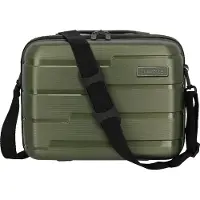 Travelite Air Base Beautycase - met afneembare schouderriem - olijf