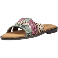 Lazamani Muiltjes beige / groen / pink / zwart