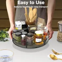 OEM Draaibare opbergplaat, organizer voor keuken, eetkamer, aanrecht, 23 cm, grijs