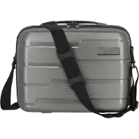 Travelite Air Base Beautycase - met afneembare schouderriem - antraciet