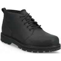 Timberland Heren Britton Road Mid Leren Chukka Laarzen Zwart (41), Leer, Plat, Veters, Casual, Duurzaam TB0A69TWW021
