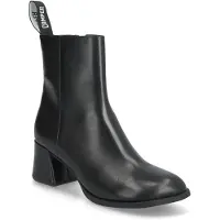 Camper Campervoor vrouwen. K400798-001 Kora leren enkellaarsjes zwart (39), Leer, 5 tot 8 cm, Ritssluiting, Casual
