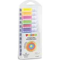 Primo - Plakkaatverf Metal+Fluo in tube (12x12ml) in box