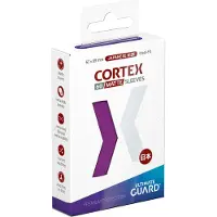 Ultimate Guard Cortex Buitenkaartenhoezen, 60 Japanse TCG Hoezen, 62 x 89mm, Paarse Achterkant, Matte Afwerking