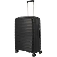 Travelite Mooby 4 wielen Trolley M 66 cm met uitbreidingsplooi zwart