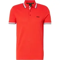 HUGO BOSS Shirt 'Paddy' rood / zwart / wit