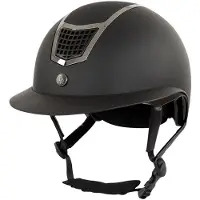 BR Equestrian Equipment rijhelm Lambda Plus Painted 59 - 61 Zwart