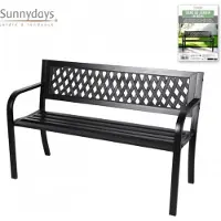 Sunnydays TUINBANK IN METAAL 119 x 47 x H76 CM