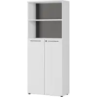 Germania kast Agenda laden 4236-69 lichtgrijs 800 x 400 x 1.970 mm