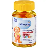 Mivolis Multivitamine Gummies Beertjes voor Kinderen 60 stuks, 120 g