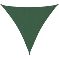 vidaXL Zonnescherm driehoekig 4,5x4,5x4,5 m oxford stof donkergroen