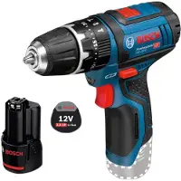 Bosch accuklopboormachine GSB 12V-15 / 1x 2,0 Ah accu