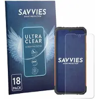 Savvies - Screenprotector voor Cubot KingKong Ace 5 - Folie Beschermfolie transparant 18 Stuks