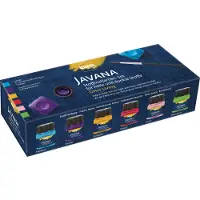Kreul Javana Een set kleuren voor textiel Living Colours 6 x 20 ml
