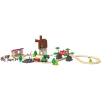 Playtive Houten treinbaanset (Boerderij)