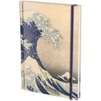 Bekking & Blitz Notitieboek A5, harde kaft: Under the Wave off Kanagawa, Katsushika Hokusai, Rijksmuseum Amsterdam