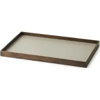Gejst Frame Tray Medium Smoked Oak/ - Dienbladen Mdf Grey - 00223