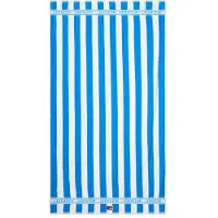 Lexington Stranddoek Gestreept Blauw - Strandlakens Katoen White - 12620090-5600-TW40
