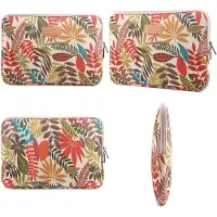Lisen Bescherm-Opberg Hoes Etui Pouch Sleeve geschikt voor iPad Mini - Leaves