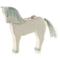 Ostheimer Paard Schimmel Wit Houtgesneden