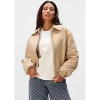 Minus Dames Jassen Mimaddie Jacket - Beige - Maat 42