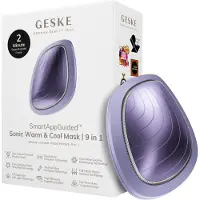 GESKE SmartAppGuided Sonic Warm & Cool Mask | 9 in 1 | LED Gezichtsmasker | Beste Gezichtsmassage