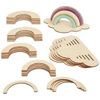 Childhood Supply Colorations Houten Knutselset Regenboog - 6 stuks, creatief speelgoed