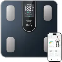 Eufy Slimme personenweegschaal C20 - Digitale lichaamsvetweegschaal - Groot TFT-display - Bluetooth - 16 meetwaarden voor gewicht - BMI enz. - Multi-modi - Hoge precisie