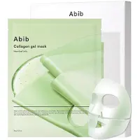 Abib Collagen Gel Mask Heartleaf Jelly 10 stuks (Kalmerend) I Koreaans veganistisch collageen, verkoelend en kalmerend hyaluronzuur hydrogel gezichtsmasker huidverzorging