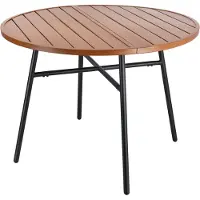 Vdd - Tuintafel - Buitentafel - Ronde tafel - Aluminium - 100 x 73,5cm