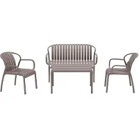 Garden Impressions Jade loungeset 4-delig - taupe