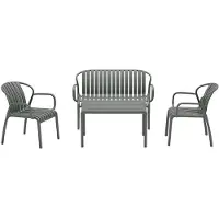 Garden Impressions Jade loungeset 4-delig - stone groen