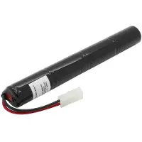 AccuCell NiMH-accu voor noodverlichting, 4,8V, 4000mAh, type L1x4, met 80mm kabel en connector, geschikt voor SEC AKU0038