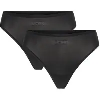 Björn Borg Soft Touch Thongs 2-pack Zwart | Maat: M