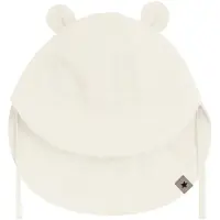 Huttelihut - Kid's Summer Hat Ears Muslin - Hoed 48 cm - 6-12 Months, wit