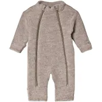 Joha - Kid's 68 Jumpsuit 2-In-1 - Overall 70, bruin/grijs