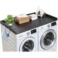 Vevor Werkblad voor wasmachine en droger (137 x 69,9 cm) met opstaande rand en haken