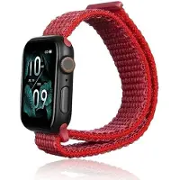 Beline Apple Watch Nylon band 38/40/41mm rood/rood