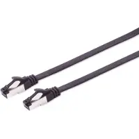 S-Impuls Patchkabel CAT 8.1 U/FTP PIMF, flach TPE schwarz 5,0m