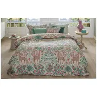 Pip studio Dekbedovertrek Pavoni Gebroken wit Percal-260 x 200 / 220 cm | Extra Breed