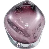 Ptmd Bryce Vaas - 18 x 17 x 18 cm - Glas - Paars