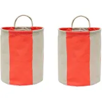 OYOY Kara opbergmand small Ø18x22 cm 2-pack Cherry Red