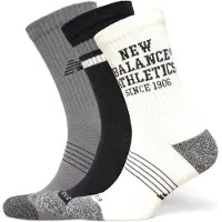 New Balance Active Graphic Crew Socks 3 Pack Unisex Sportsokken - ASSORTED