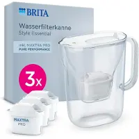 Brita waterfilterkan Style Essential Wit (2,4L) incl. 3x MAXTRA PRO Pure Performance