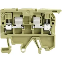 Weidmuller 0222760000 Zekering-serieklem Schroeven Beige, Geel 25 stuk(s)