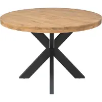 Starfurn Eettafel Dakota 110cm Rond Naturel