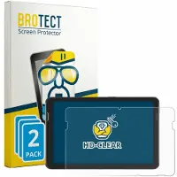 BROTECT - Screenprotector voor Zebra ET401 8" - Folie Beschermfolie transparant 2 Stuks