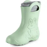 Ladeheid LA-CA-FrogWoWinter Dames Regenlaarzen - Rubber - met Binnenschoen - EVA - Wasbare Binnenschoen